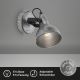Briloner 2049-014 - Sieninis akcentinis šviestuvas RETRO 1xE14/40W/230V pilka