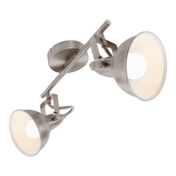 Briloner 2049-022 - Akcentinis apšvietimas SOFT 2xE14/40W/230V matinis chromas