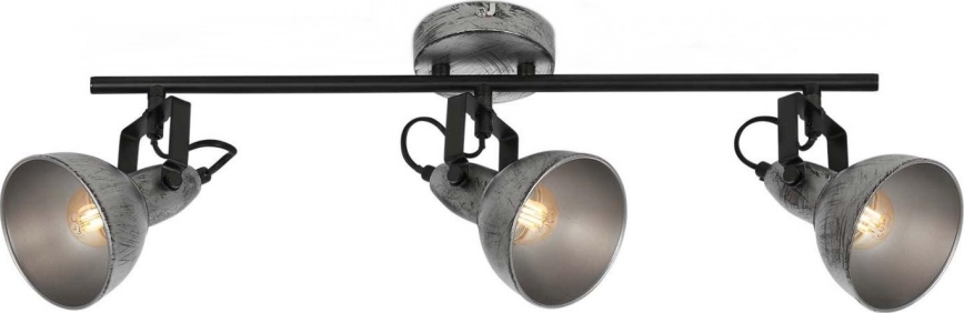Briloner 2049-034 - Akcentinis apšvietimas RETRO 3xE14/40W/230V pilka