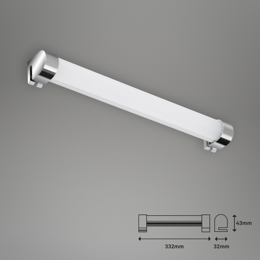 Briloner 2059-018 - LED vonios veidrodžio apšvietimas SPLASH LED/8W/230V IP44