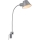 Briloner 2079-014 - Sieninė lanksti lempa 1xE27/10W/230V sidabras