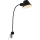 Briloner 2079-015 - Sieninė lanksti lempa 1xE27/10W/230V juoda