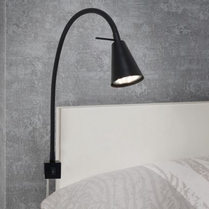 Briloner 2080-015 - LED sieninis šviestuvas COMFORT LIGHT 1xGU10/5W/230V juodas