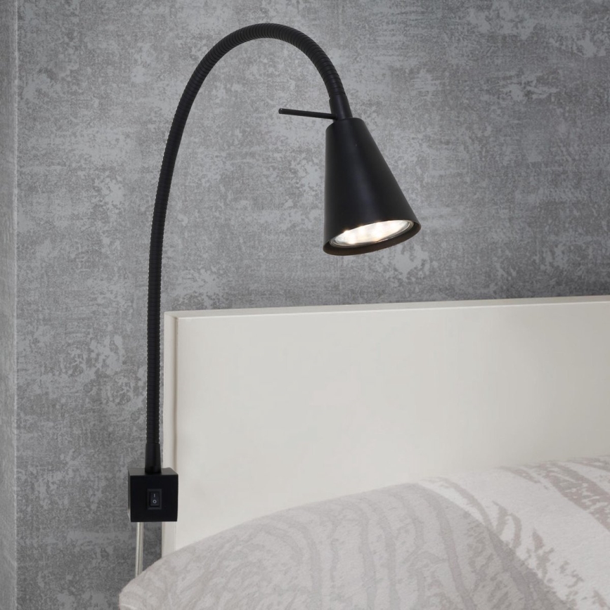 Briloner 2080-015 - LED sieninis šviestuvas COMFORT LIGHT 1xGU10/5W/230V juodas
