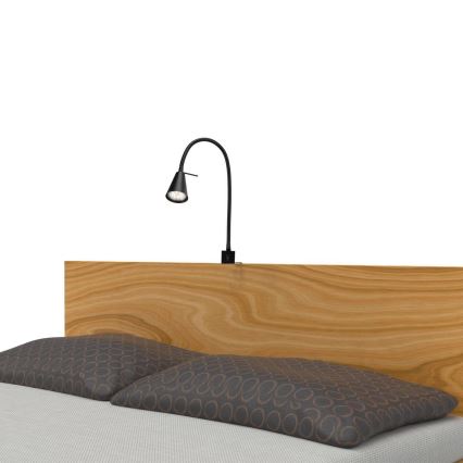Briloner 2080-015 - LED sieninis šviestuvas COMFORT LIGHT 1xGU10/5W/230V juodas