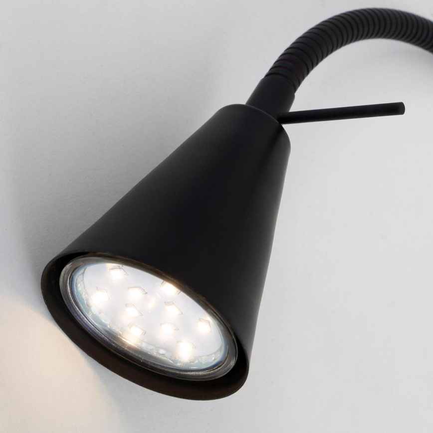 Briloner 2080-015 - LED sieninis šviestuvas COMFORT LIGHT 1xGU10/5W/230V juodas