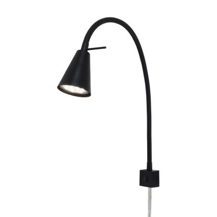 Briloner 2080-015 - LED sieninis šviestuvas COMFORT LIGHT 1xGU10/5W/230V juodas