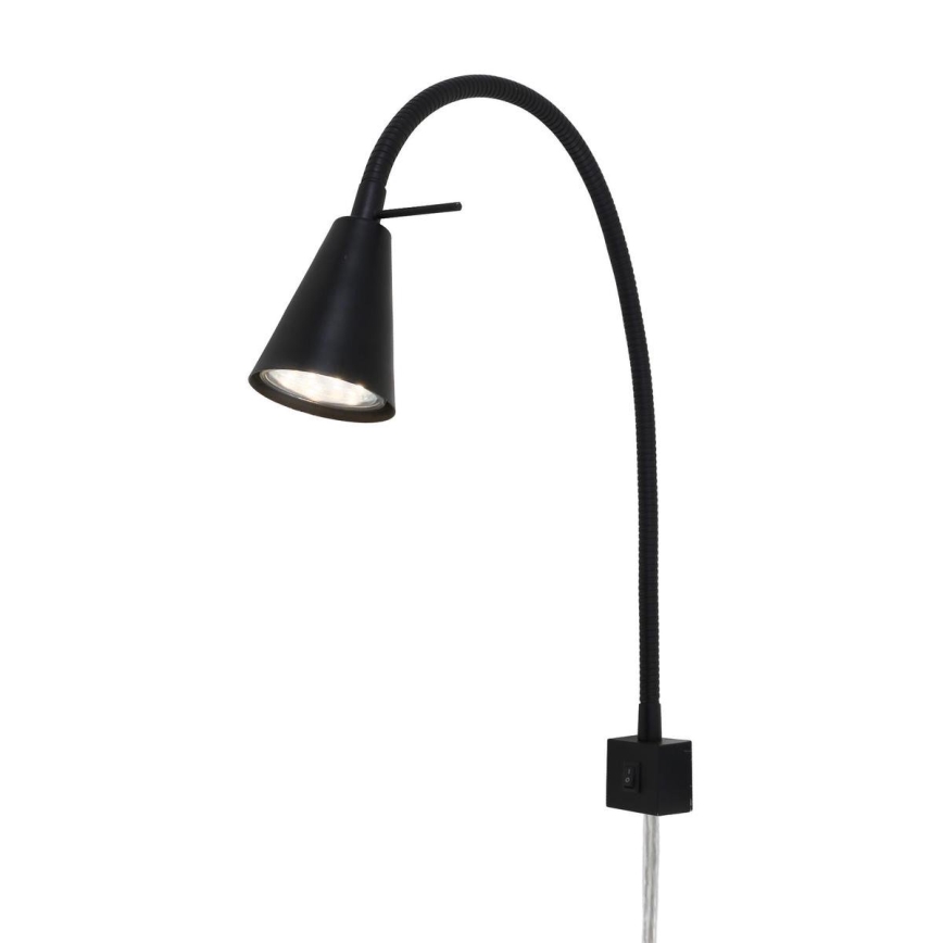 Briloner 2080-015 - LED sieninis šviestuvas COMFORT LIGHT 1xGU10/5W/230V juodas
