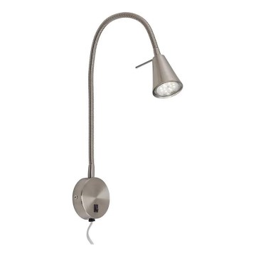 Briloner 2082-012 - LED sieninis šviestuvas COMFORT LIGHT 1xGU10/5W/230V matinis chromas