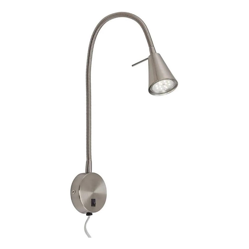 Briloner 2082-012 - LED sieninis šviestuvas COMFORT LIGHT 1xGU10/5W/230V matinis chromas