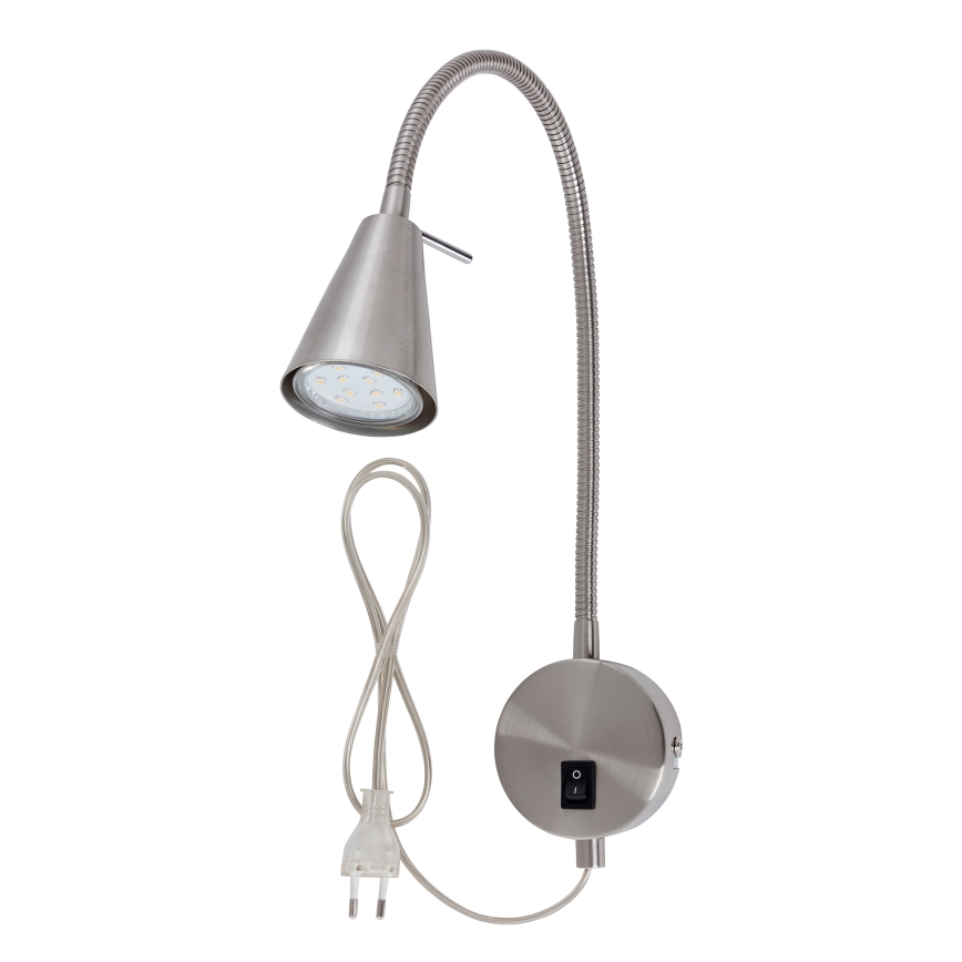 Briloner 2082-012 - LED sieninis šviestuvas COMFORT LIGHT 1xGU10/5W/230V matinis chromas