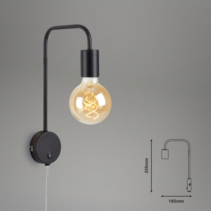 Briloner 2086-015 - Sieninis šviestuvas 1xE27/10W/230V