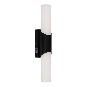 Briloner 2111-015 - LED vonios veidrodžio apšvietimas LED/6,5W/230V 32 cm juoda