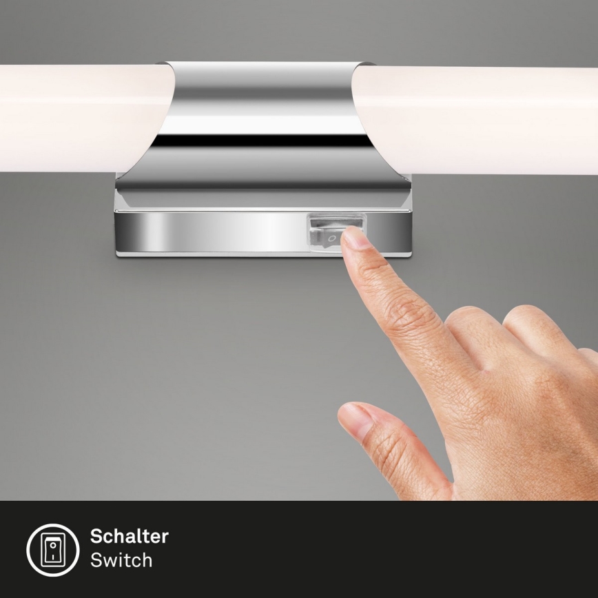 Briloner 2111-118 - LED Vonios sieninis šviestuvas SPLASH LED/11W/230V IP44