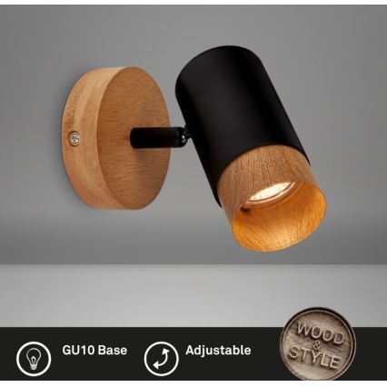 Briloner 2144015 - Sieninis akcentinis šviestuvas SPOT 1xGU10/9W/230V