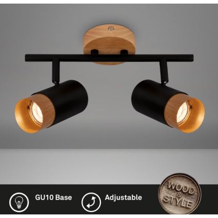 Briloner 2144025 - Akcentinis apšvietimas SPOT 2xGU10/9W/230V
