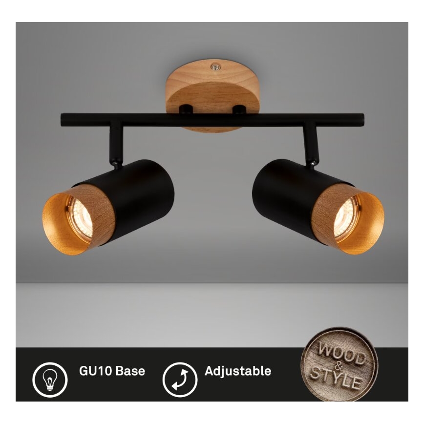 Briloner 2144025 - Akcentinis apšvietimas SPOT 2xGU10/9W/230V
