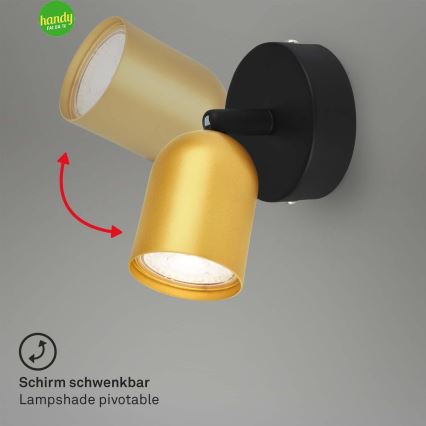 Briloner 2145-017 - Sieninis taškinis šviestuvas 1xGU10/9W/230V