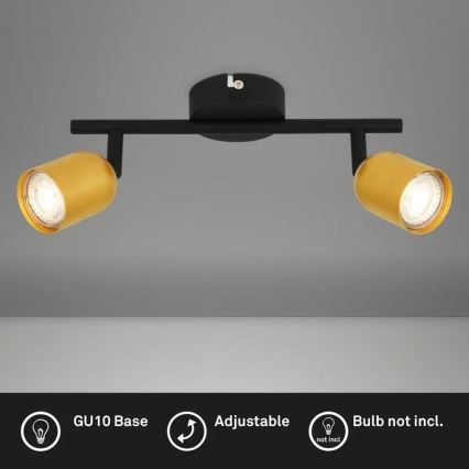 Briloner 2145-027 - Taškinis šviestuvas 2xGU10/9W/230V