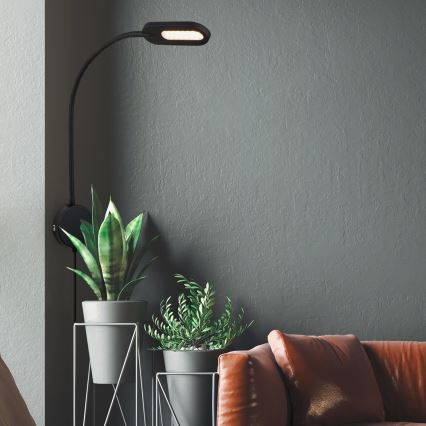 Briloner 2177015 - LED Pritemdomas lankstus sieninis šviestuvas LED/6W/230V juoda