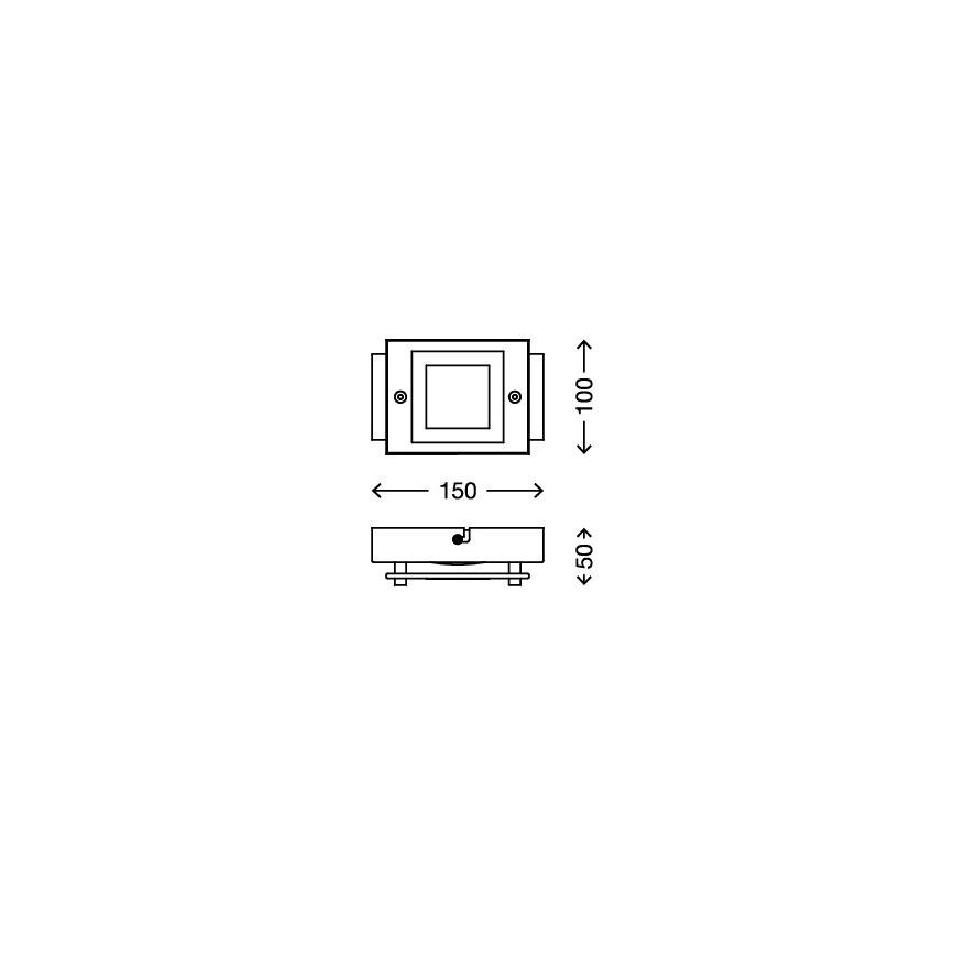 Briloner - 2213-018 - LED lubinis vonios šviestuvas SPLASH LED/4,5W/230V IP44
