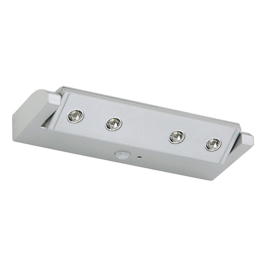 Briloner 2269-041 - LED orientacinė šviesa su jutikliu LERO LED/0,32W/4xAAA 6000K