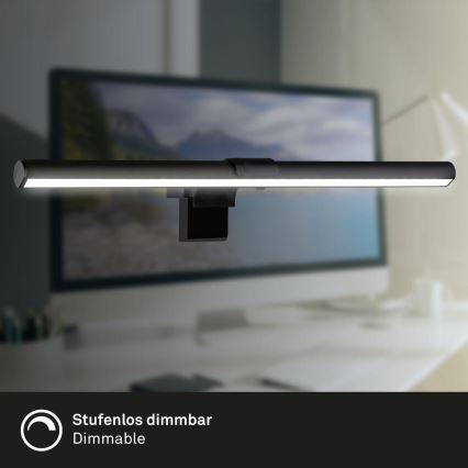 Briloner 2303-015 - Reguliuojamas LED monitoriaus šviestuvas LED/3,5W/230V 2700/4000/6500K