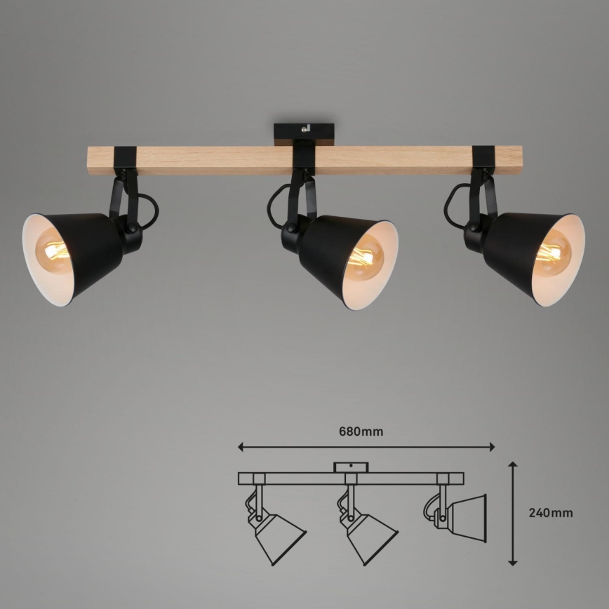 Briloner 2406-035 - Akcentinis apšvietimas SPOT 3xE27/40W/230V