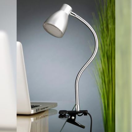 Briloner 2615-014P - LED šviestuvas su gnybtu GRIP LED/2,5W/230V sidabras