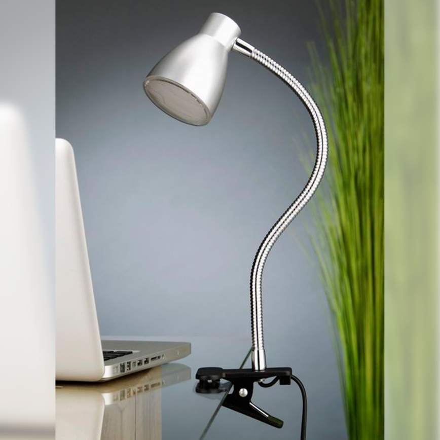 Briloner 2615-014P - LED šviestuvas su gnybtu GRIP LED/2,5W/230V sidabras