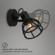 Briloner 2669-015 - Sieninis akcentinis šviestuvas RETRO 1xE14/25W/230V juoda