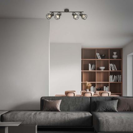 Briloner 2669-045 - Akcentinis apšvietimas RETRO 4xE14/25W/230V