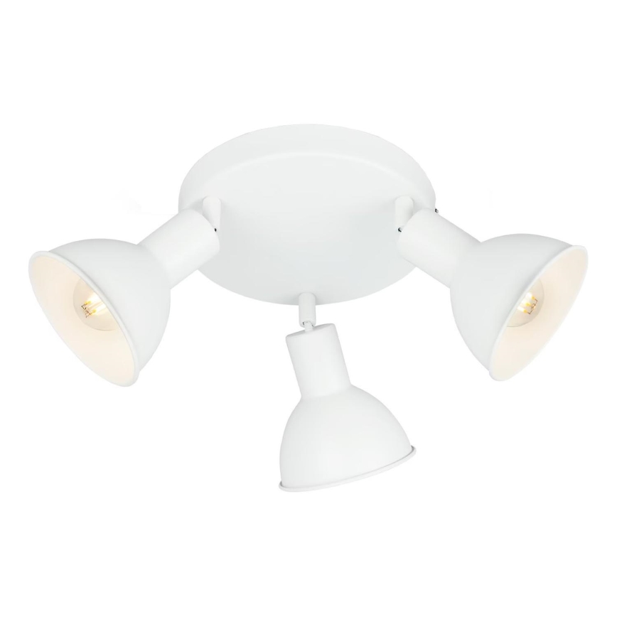 Briloner 2674-036 - Akcentinis apšvietimas RETRO 3xE14/25W/230V balta