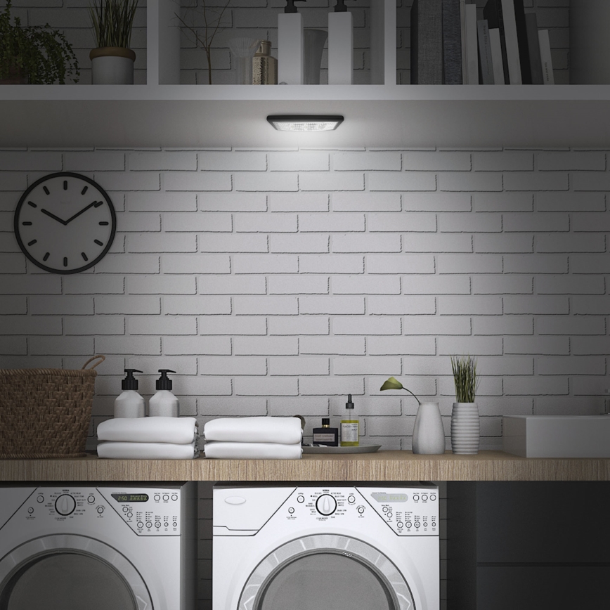 Briloner 2689-035 - LED Jutiklinė orientacinė lemputė LERO LED/0,18W/3xAAA juoda