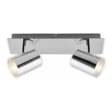 Briloner 2731-028 - Vonios kambario taškinis šviestuvas BANYO 2xGU10/5W/230V IP44 blizgus chromas