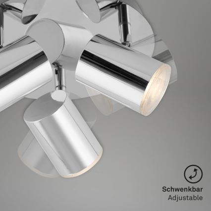 Briloner 2731-038 - taškinis šviestuvas CUP 3xGU10/5W/230V, blizgus chromas