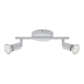Briloner 2767-026 - LED akcentinis šviestuvas 2xGU10/6W/230V balta