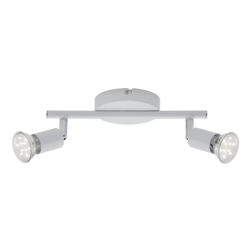 Briloner 2767-026 - LED akcentinis šviestuvas 2xGU10/6W/230V balta