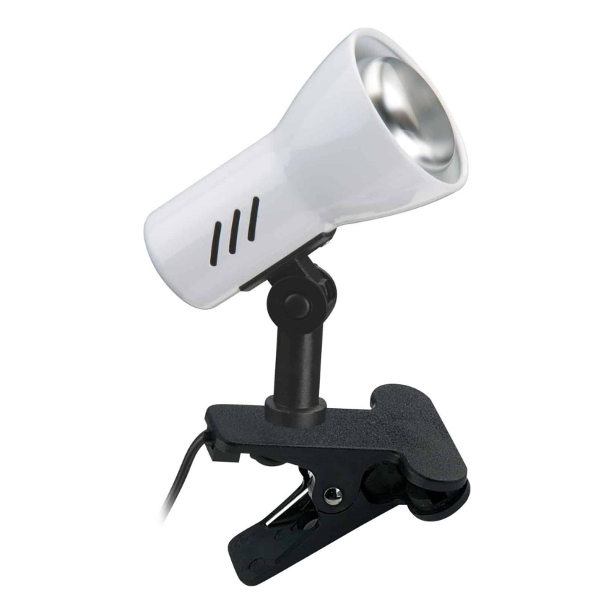 Briloner 2794/016P - Šviestuvas su spaustuku 1xE14/40W/230V juodas/baltas