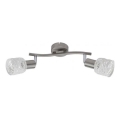 Briloner 2826-022 - Akcentinis apšvietimas SPOT 2xE14/6W/230V matinis chromas