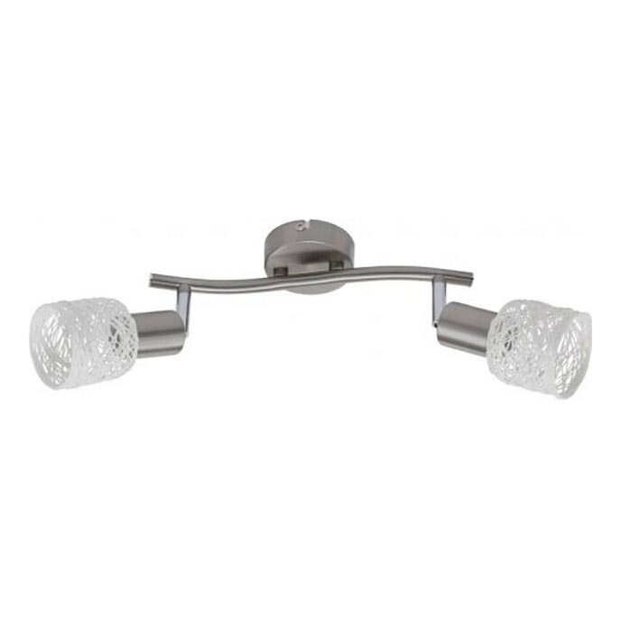 Briloner 2826-022 - Akcentinis apšvietimas SPOT 2xE14/6W/230V matinis chromas