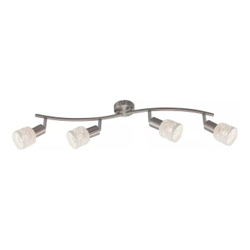 Briloner 2826-042 - Akcentinis apšvietimas SPOT 4xE14/6W/230V matinis chromas