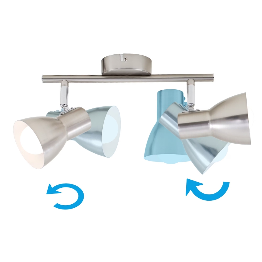 Briloner 2860-022 - Akcentinis apšvietimas 2xE14/25W/230V