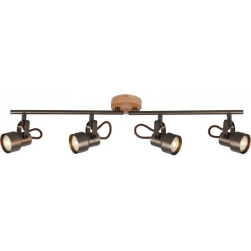 Briloner 2872-045 - LED akcentinis šviestuvas TAHUN 4xGU10/5W/230V 3000K ruda