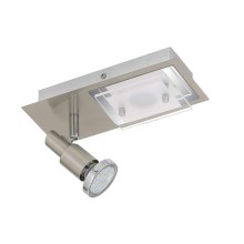Briloner 2879-022 - Lubinis LED šviestuvas COMBINATA 1xGU10/3W + LED/5W/230V