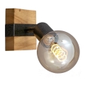 Briloner 2900-011 - Sieninis akcentinis šviestuvas WOOD BASIC 1xE27/25W/230V