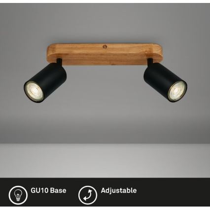 Briloner 2922-025 - Akcentinis apšvietimas SPOT 2xGU10/9W/230V