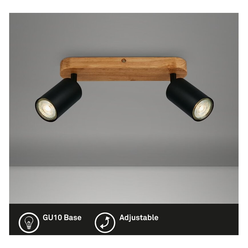 Briloner 2922-025 - Akcentinis apšvietimas SPOT 2xGU10/9W/230V