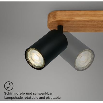 Briloner 2922-025 - Akcentinis apšvietimas SPOT 2xGU10/9W/230V