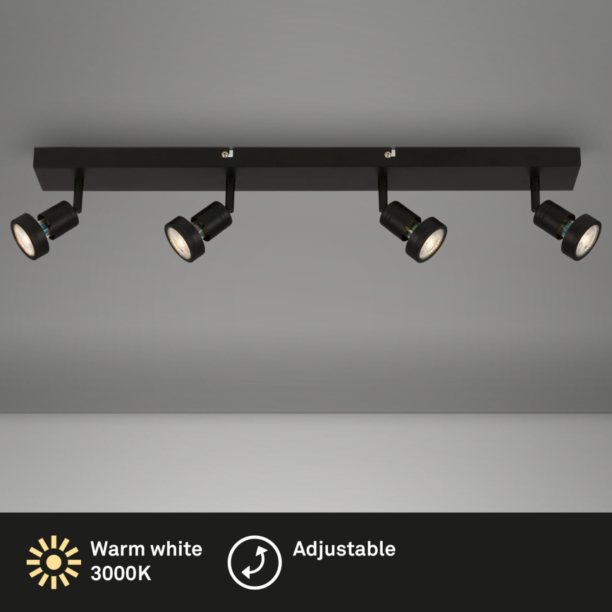 Briloner 2926-045 - LED taškinis šviestuvas 4xGU10/4,9W/230V